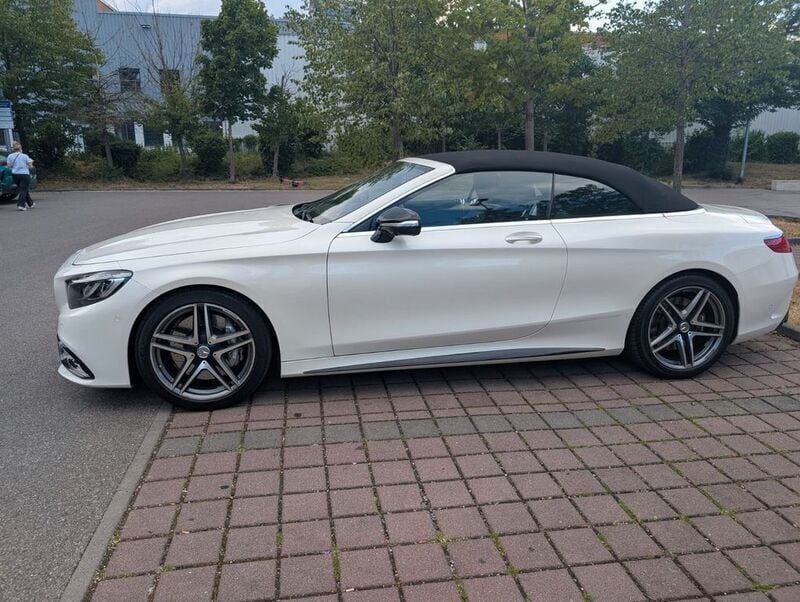 Weiß Gebraucht 2017 Mercedes S63 AMG AMG Cabrio | 87.500 € - Bild 1/4