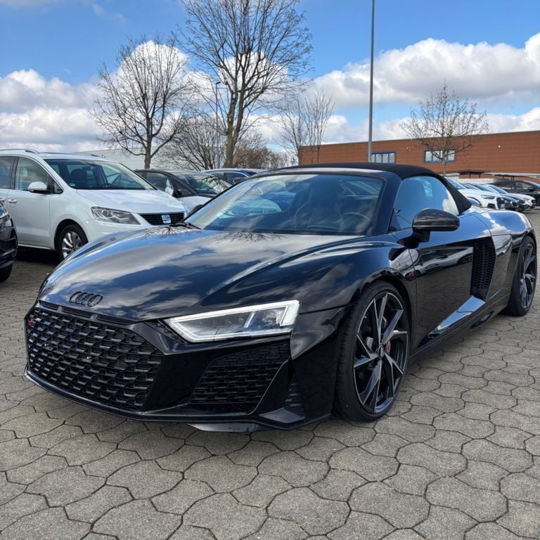 Schwarz Gebraucht 2017 Audi R8 Spyder Sport Cabrio | 124.900 € - Bild 1/4