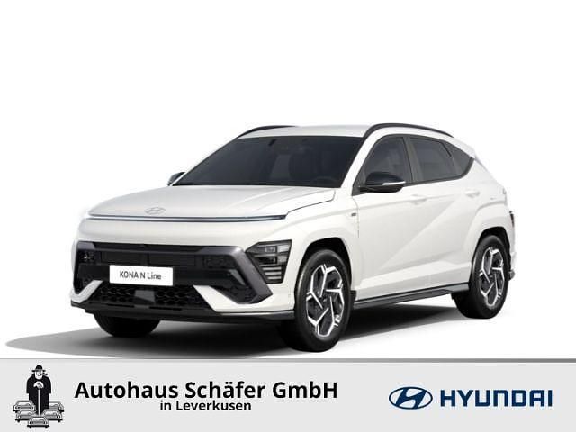 Weiss Neu 2025 Hyundai Kona N Line SUV | 34.318 € (Etwas zu teuer) - Bild 1/3