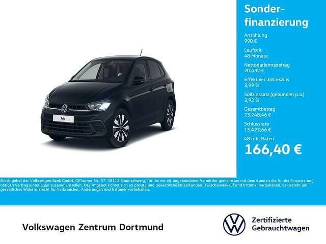Gebraucht VW Polo Move 95 PS (69 kW) 2024 Schwarz Limousine