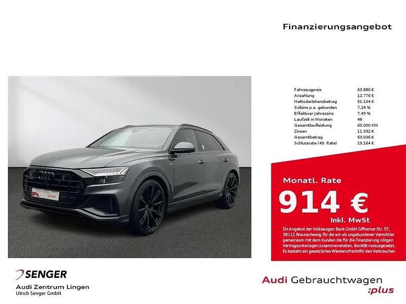 Grau Gebraucht 2022 Audi Q8 S-Line SUV | 63.880 € (Fairer Preis) - Bild 1/1