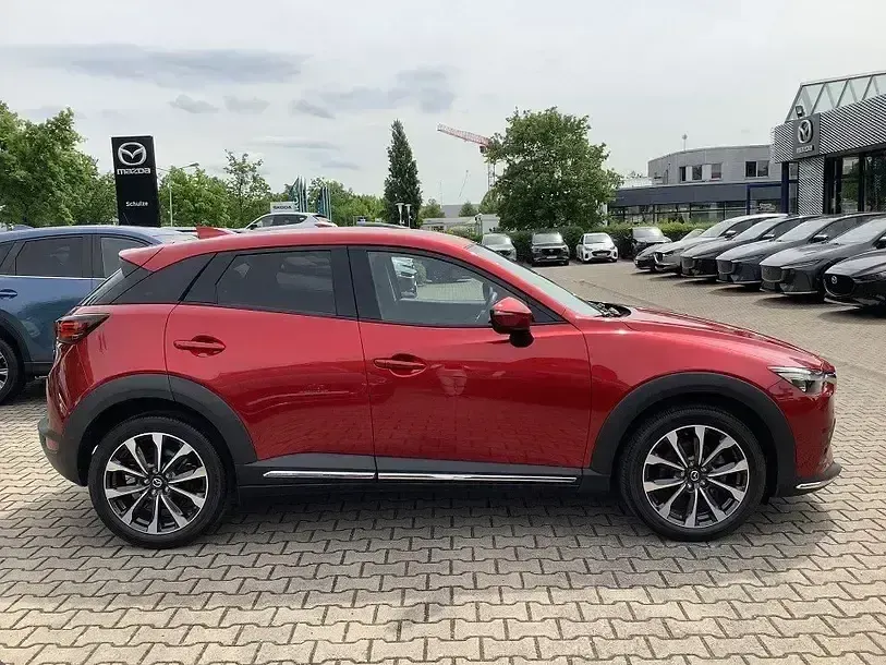 Gebraucht Mazda CX-3 Selection 121 PS (88 kW) 2021 Magmarot metallic SUV