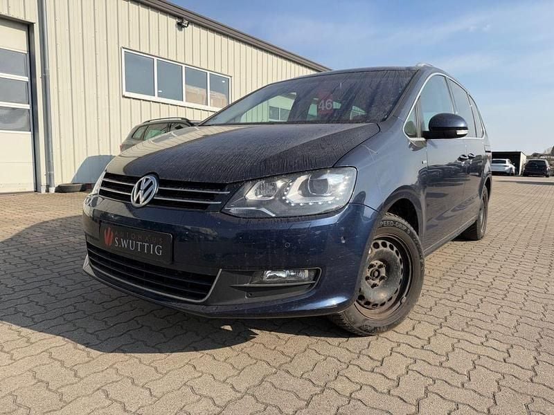 Gebraucht VW Sharan Cup 140 PS (102 kW) 2014 Blau Van / Kleinbus