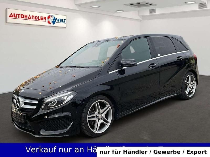 Schwarz Gebraucht 2015 Mercedes B220 AMG line Van / Kleinbus | 16.499 € (Fairer Preis) - Bild 1/3