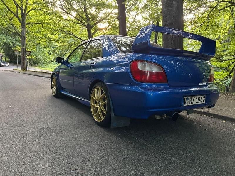 Gebraucht Subaru Impreza 449 PS (330 kW) 2002 Blau Limousine
