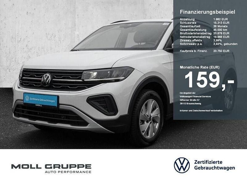 Weiß Gebraucht 2025 VW T-Cross Life SUV | 20.750 € (Guter Preis) - Bild 1/4