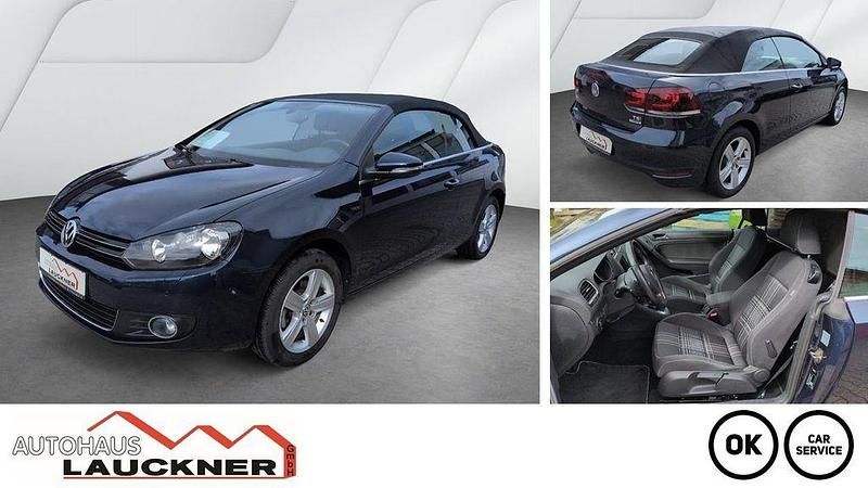 Gebraucht VW Golf Cabriolet LOUNGE 125 PS (91 kW) 2015 Open sea blue metallic Cabrio