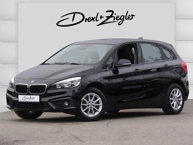 Schwarz uni Gebraucht 2015 BMW 218 Active Tourer Advantage Van / Kleinbus | 6.999 € (Superpreis) - Bild 1/4