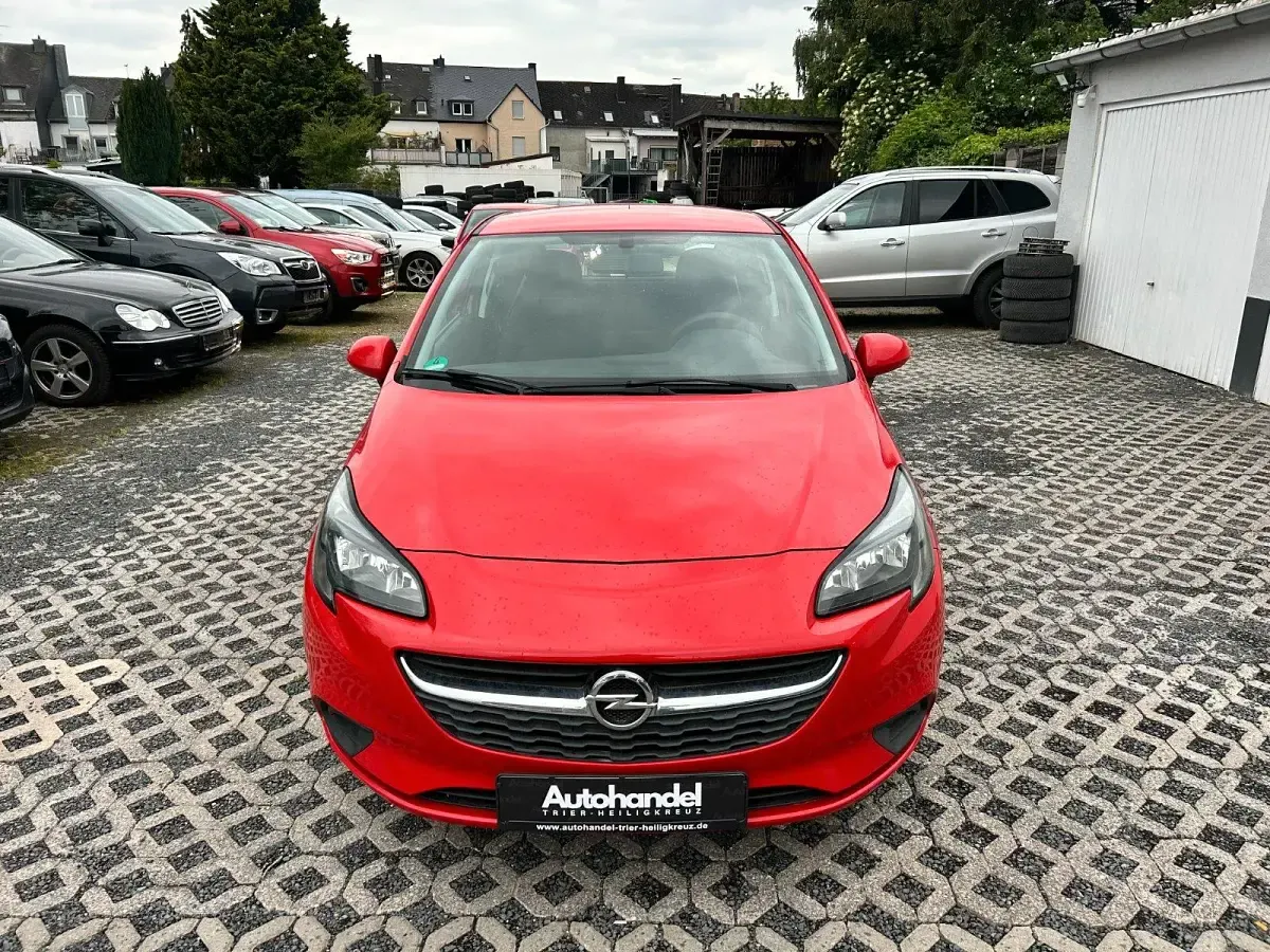 Gebraucht Opel Corsa Edition 90 PS (66 kW) 2016 Magmarot Kleinwagen