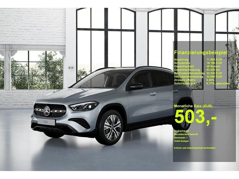 Silber Neu 2025 Mercedes GLA200 Night SUV | 46.653 € - Bild 1/3