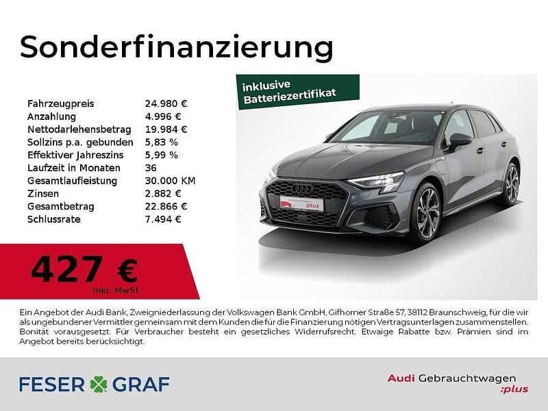 Gebraucht Audi A3 S-Line 204 PS (150 kW) 2022 Daytonagrau perleffekt Limousine