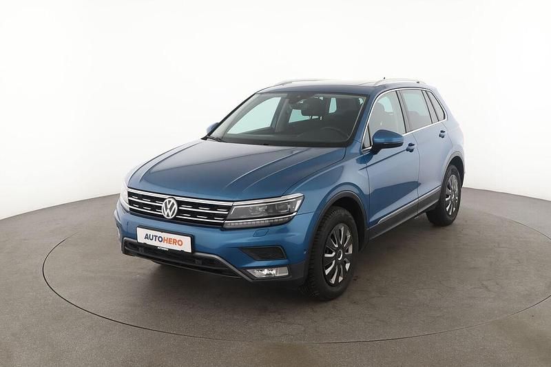 Blau Gebraucht 2016 VW Tiguan Highline SUV | 19.160 € (Guter Preis) - Bild 1/3