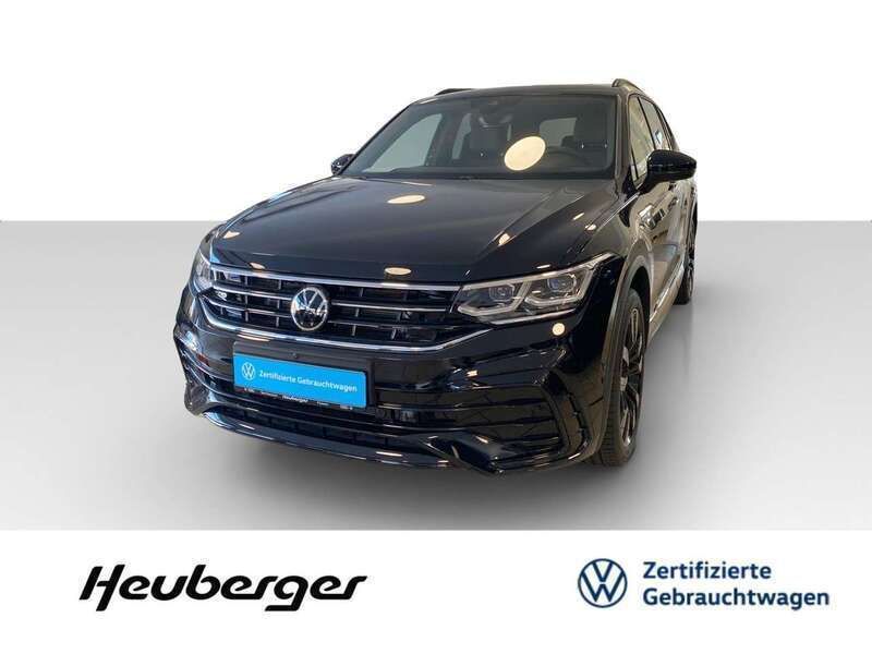 Schwarz Gebraucht 2024 VW Tiguan Allspace R-line SUV | 52.980 € - Bild 1/2