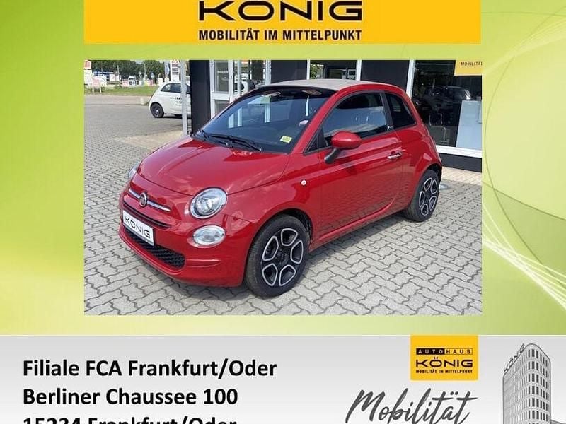 Rot Gebraucht 2023 Fiat 500C Club Cabrio | 13.990 € (Superpreis) - Bild 1/4