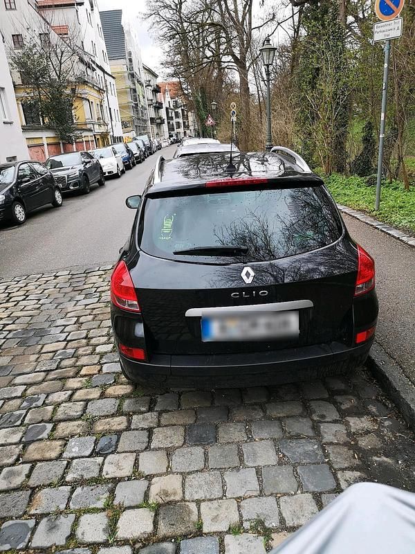 Gebraucht Renault Clio GrandTour 75 PS (55 kW) 2011 Schwarz Kombi