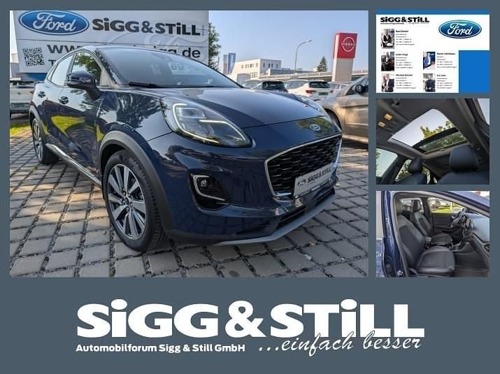 Blazerblau Gebraucht 2021 Ford Puma Gen-E Titanium X SUV | 16.290 € (Fairer Preis) - Bild 1/4