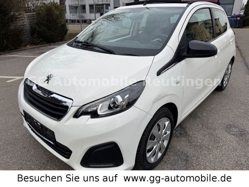 Weiß Gebraucht 2014 Peugeot 108 Active Kleinwagen | 4.599 € (Fairer Preis) - Bild 1/4