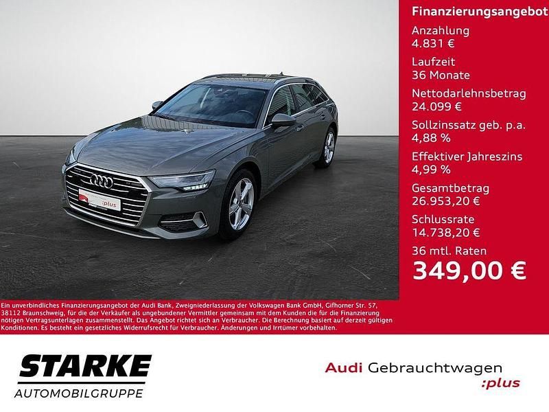 Chronosgrau metallic Gebraucht 2022 Audi A6 Sport Kombi | 28.930 € (Superpreis) - Bild 1/4