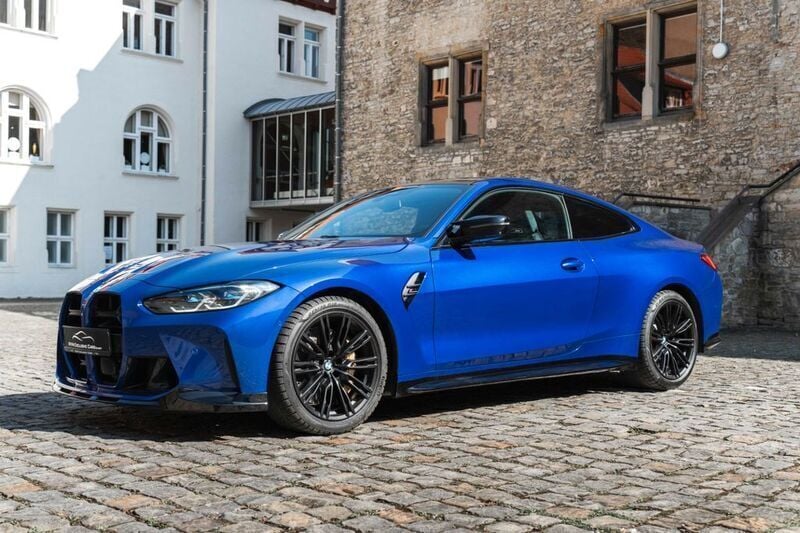 Blau Gebraucht 2023 BMW M4 Competition Edition Coupé | 78.800 € (Superpreis) - Bild 1/4