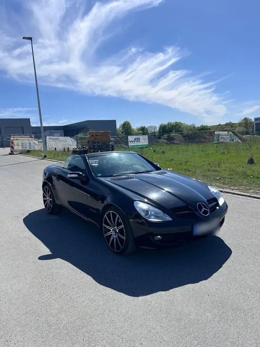 Gebraucht Mercedes SLK200 163 PS (119 kW) 2005 Schwarz Cabrio