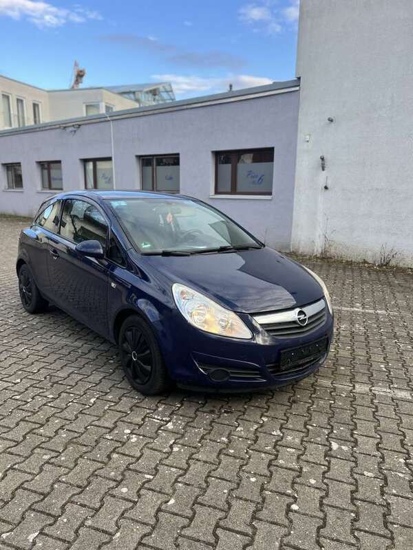 Royalblau h: u2/f:atlantikblau Gebraucht 2009 Opel Corsa Edition Kleinwagen | 2.199 € (Etwas zu teuer) - Bild 1/4