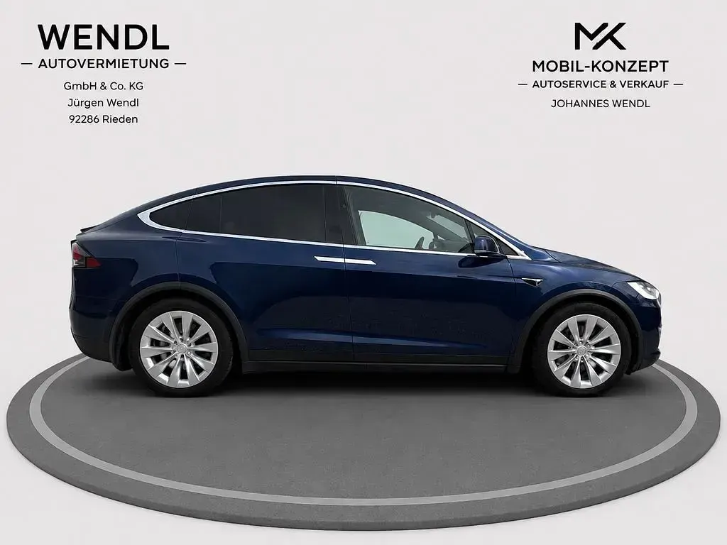 Gebraucht Tesla Model X 386 kW (525 PS) 2018 Blau SUV