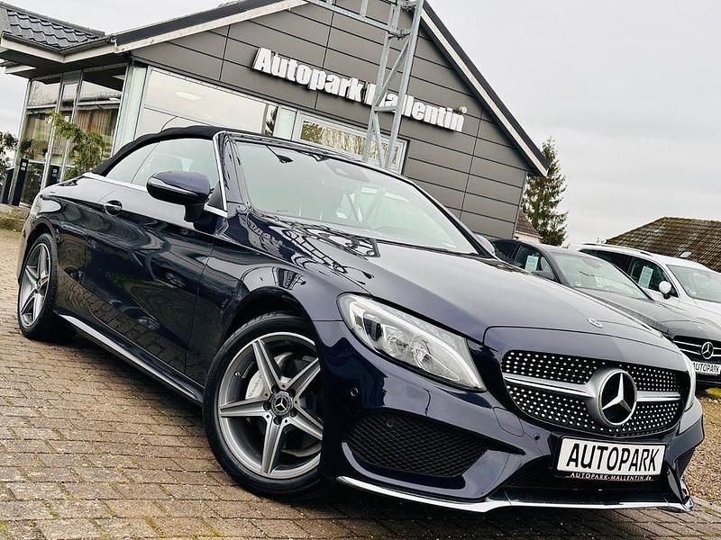 Gebraucht Mercedes C200 AMG 184 PS (135 kW) 2017 Blau Cabrio
