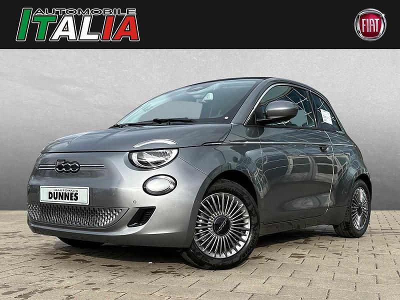 Grau Gebraucht 2023 Fiat 500e Style Cabrio | 28.976 € (Teuer) - Bild 1/4