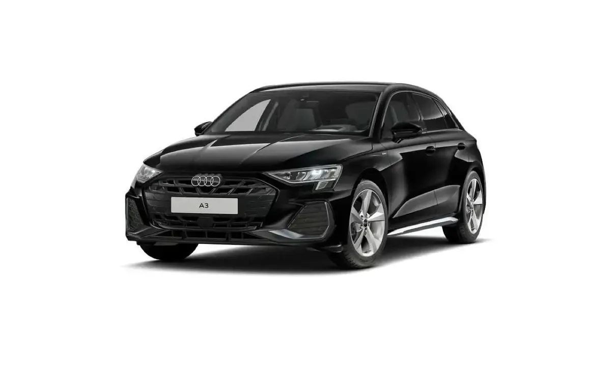Gebraucht Audi A3 S-line plus 150 PS (110 kW) 2025 Mythosschwarz metallic Limousine