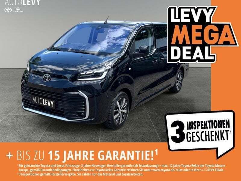 Graphitschwarz Gebraucht 2024 Toyota Proace Verso Team Kombi | 41.390 € (Fairer Preis) - Bild 1/4