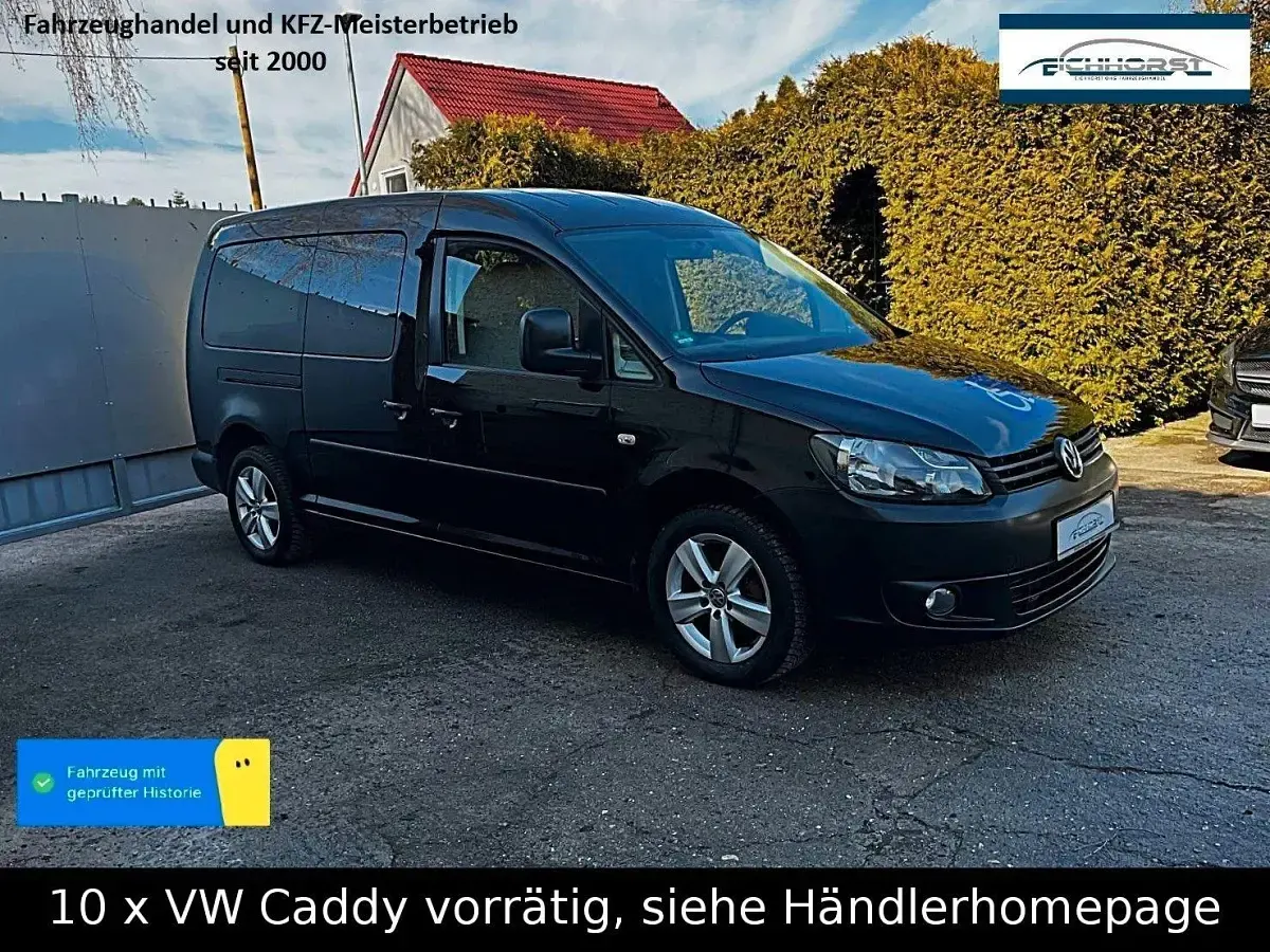 Gebraucht VW Caddy 102 PS (75 kW) 2011 Schwarz Van / Kleinbus