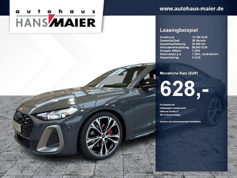 Magnetgrau Gebraucht 2025 Audi A5 S-Line Coupé | 68.900 € - Bild 1/4
