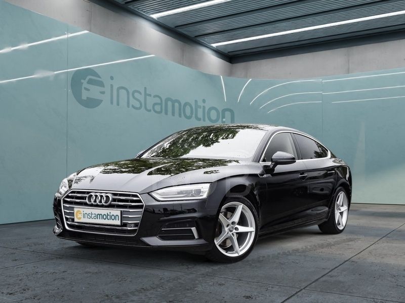 Schwarz Gebraucht 2020 Audi A5 Sportback Sport Limousine | 27.588 € (Fairer Preis) - Bild 1/4