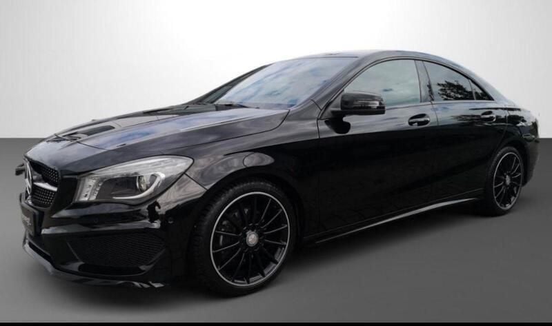 Schwarz Gebraucht 2013 Mercedes CLA180 AMG line Limousine | 14.500 € (Fairer Preis) - Bild 1/4