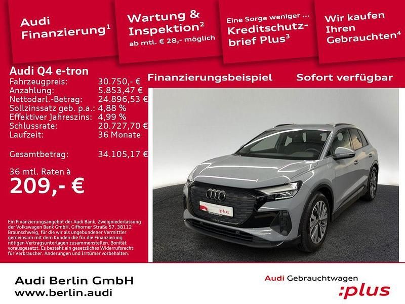 Gebraucht Audi Q4 e-tron Ambiente 150 kW (204 PS) 2023 Kieselgrau SUV