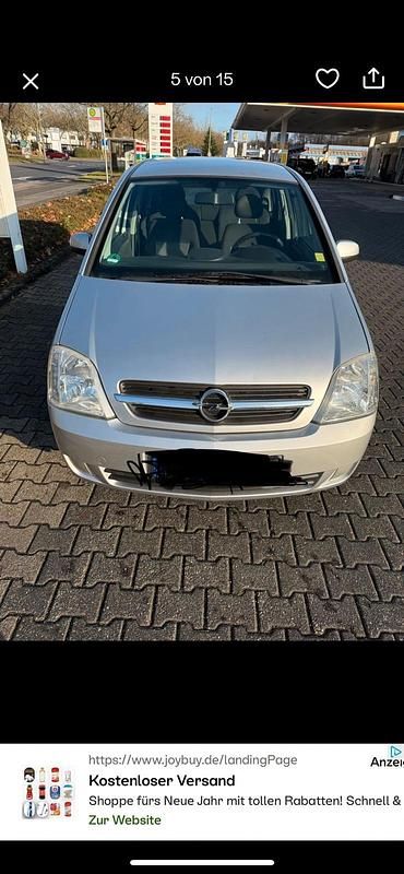Silber Gebraucht 2004 Opel Meriva Van / Kleinbus | 1.000 € (Superpreis) - Bild 1/4