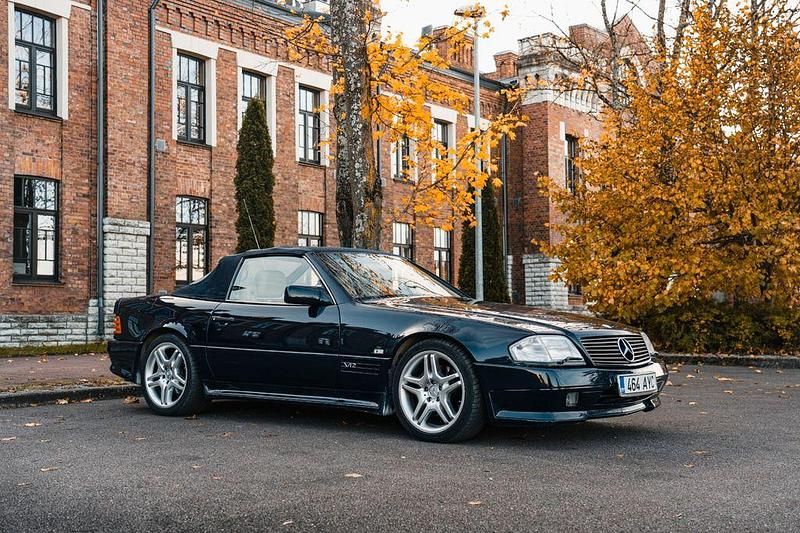 Gebraucht Mercedes SL600 394 PS (289 kW) 1993 Blau Cabrio