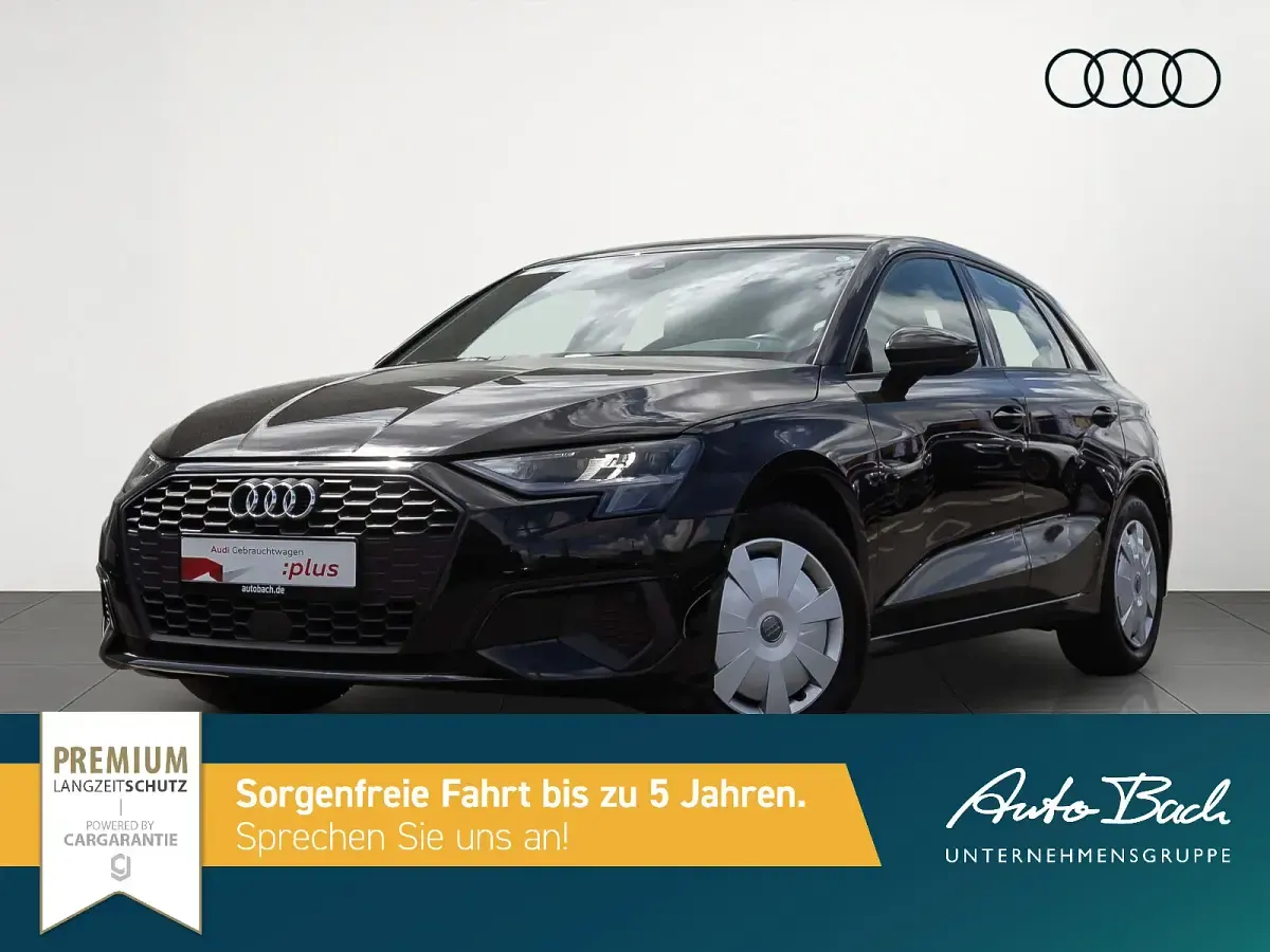 Używany Audi A3 Ambiente 150 KM (110 kW) 2023 Czarny Sedan/Limuzyna