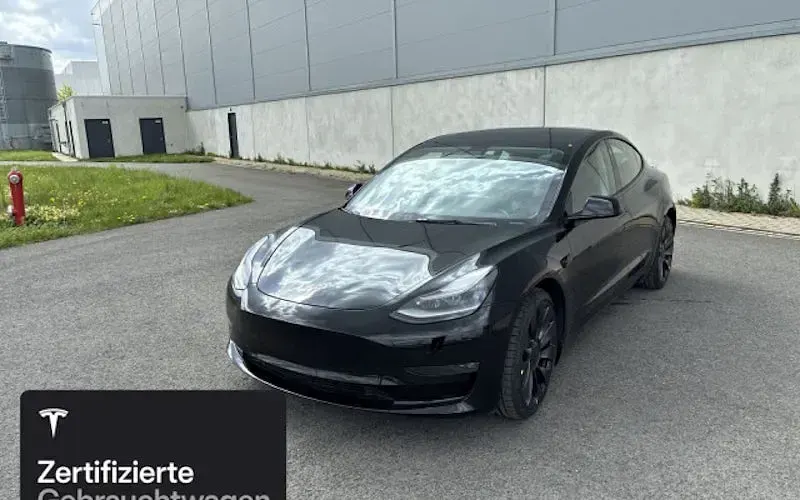 Used Tesla Model 3 Performance 377 kW (513 HP) 2021 Black Sedan