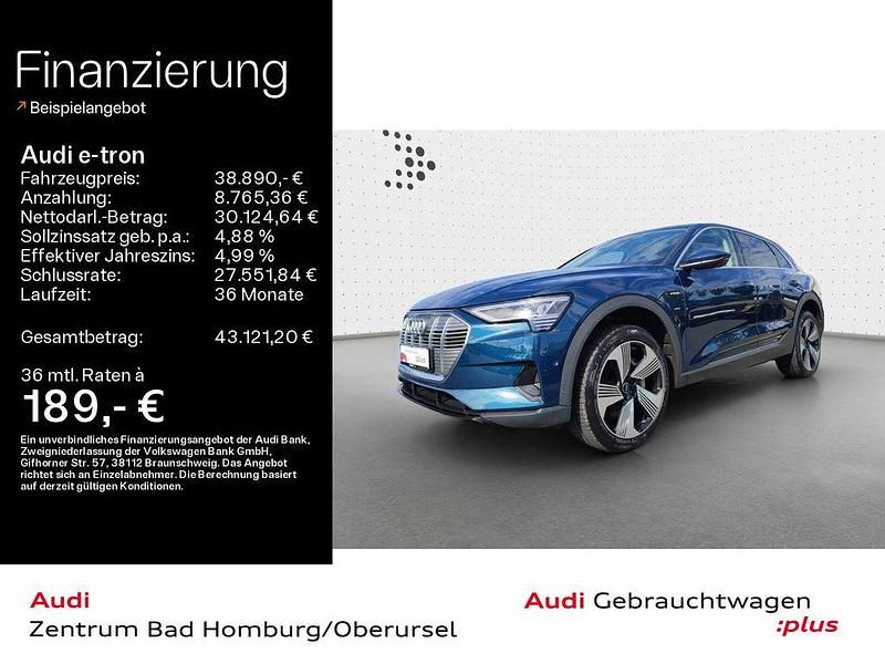 Galaxisblau metallic Gebraucht 2021 Audi e-tron Sport SUV | 38.890 € (Teuer) - Bild 1/4