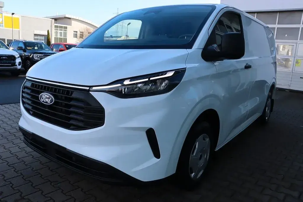 Ny Ford Transit Custom Trend 110 HK (80 kW) 2026 Hvid Pickup / Ladvogn