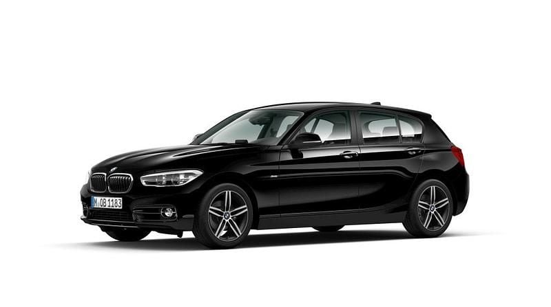 Schwarz Gebraucht 2016 BMW 118 Sport Line Kleinwagen | 16.930 € (Teuer) - Bild 1/3
