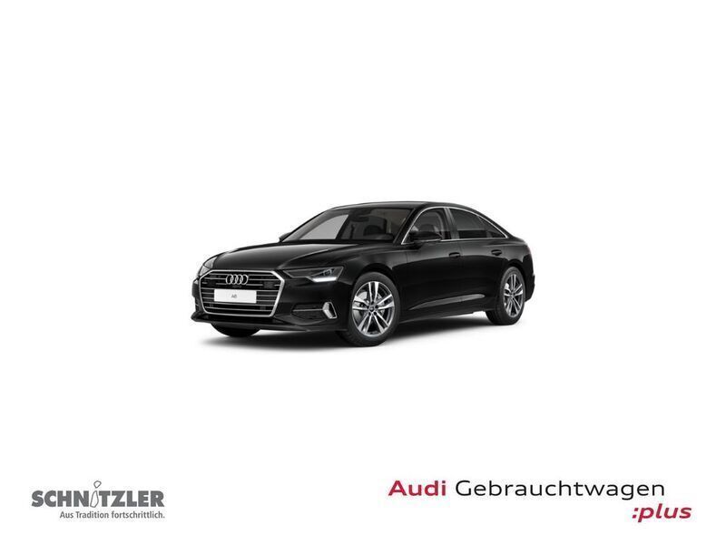 Mythosschwarz (metallic) Gebraucht 2023 Audi A6 Ambiente Limousine | 39.680 € (Guter Preis) - Bild 1/4
