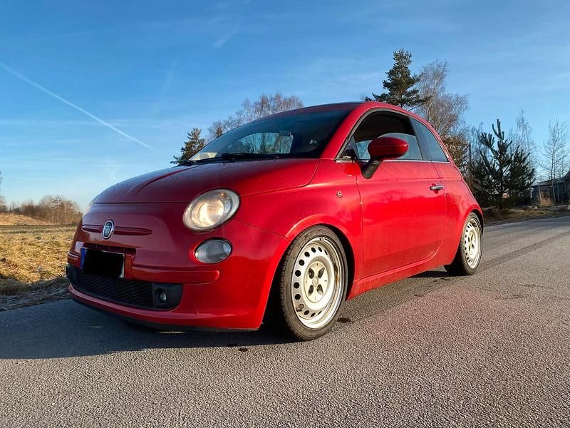 Rot Gebraucht 2008 Fiat 500 Kleinwagen | 3.999 € (Teuer) - Bild 1/4