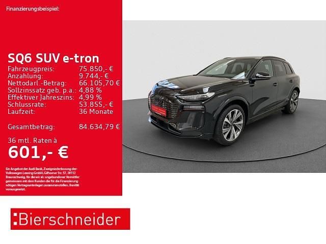 Mythosschwarz Gebraucht 2024 Audi SQ6 e-tron Sport SUV | 74.850 € (Fairer Preis) - Bild 1/3