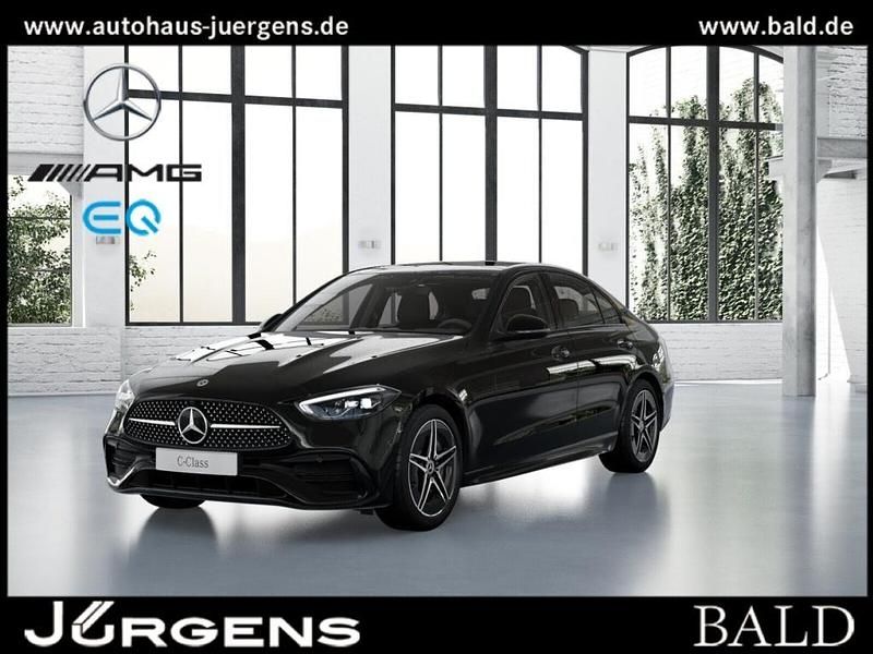 Schwarz black Gebraucht 2022 Mercedes C300 AMG Limousine | 42.880 € (Fairer Preis) - Bild 1/3