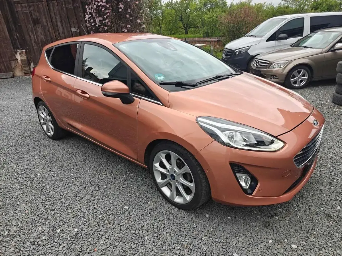 Brugt Ford Fiesta Titanium 125 HK (91 kW) 2017 Brun Hatchback