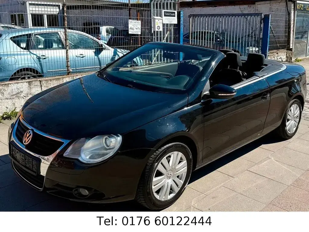 Second-hand VW Eos 122 CP (89 kW) 2009 Negru Cabrio