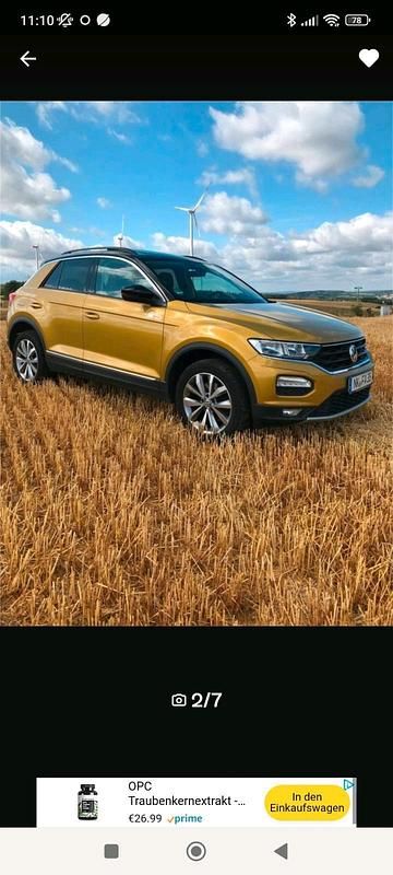 Gold Gebraucht 2025 VW T-Roc SUV | 15.100 € - Bild 1/4