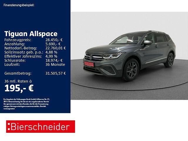 Grau Gebraucht 2022 VW Tiguan Allspace Life SUV | 28.450 € (Guter Preis) - Bild 1/3
